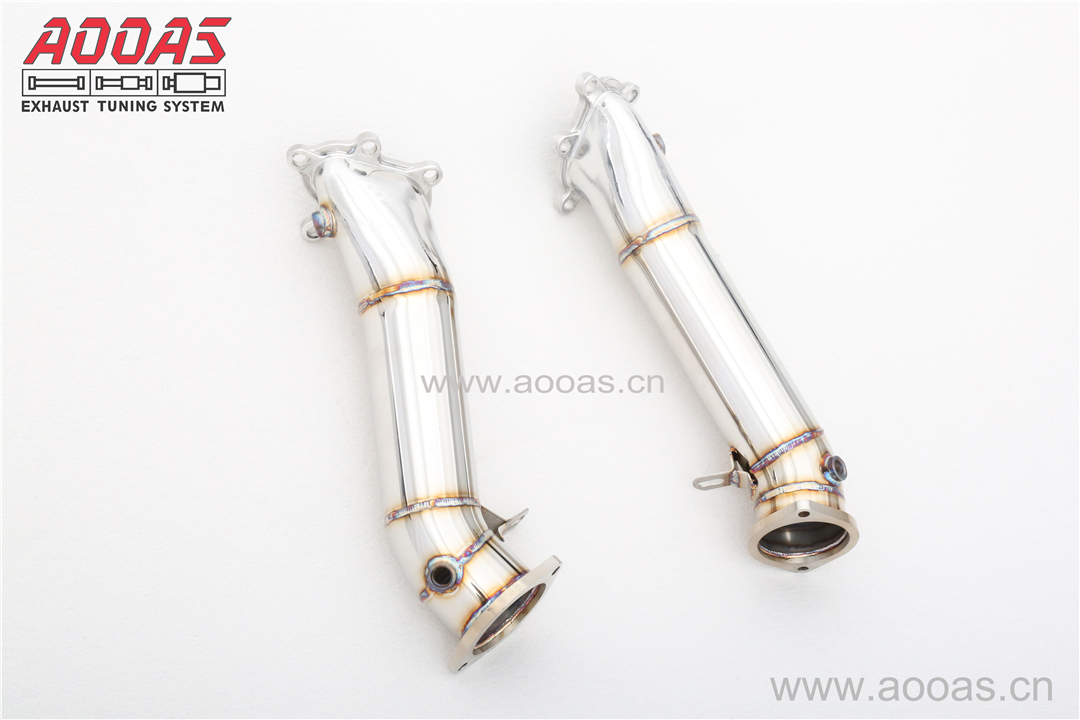 Nissan GTR 89mm All SS304 / Decat Downpipe